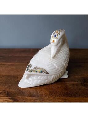 Lenox China Jewels Collection Duck Figurine – 1992 Porcelain – Retired Lenox
